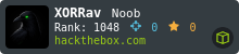 HackTheBox profile badge